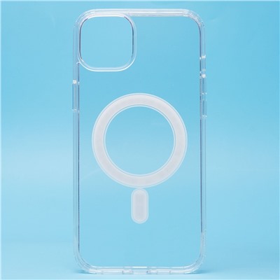 Чехол-накладка - SM006 SafeMag для "Apple iPhone 14 Plus" (прозрачный)
