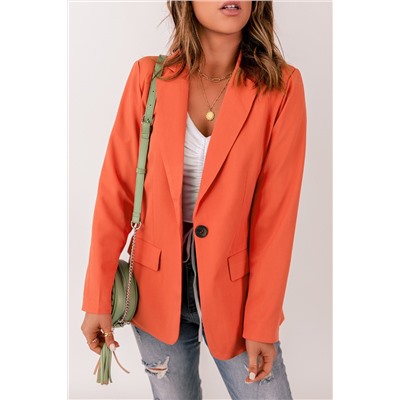 Flip Pocket Design Chic Blazer Coat