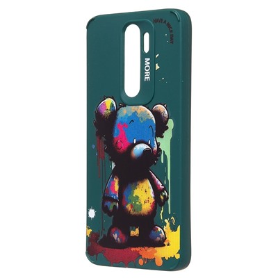 Чехол-накладка - SC335 для "Xiaomi Redmi Note 8 Pro"  (медведь) (dark green) (227229)