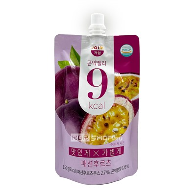 Желе конняку низкокалорийное Маракуйя Konjac Jelly 9 Kcal Passion Fruits Jaim, Корея, 150 г Акция