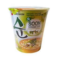 Лапша с овощами Сун Веги (в стакане) Nongshim, Корея 67 г