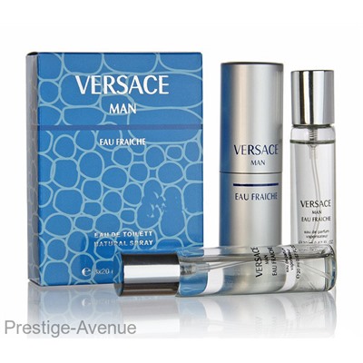 Versace - Туалетная вода Versace Man Eau Fraiche 3х20 ml.