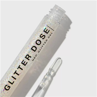 Глиттер на гелевой основе Glitter Dose, 01 Белый, 7 мл
