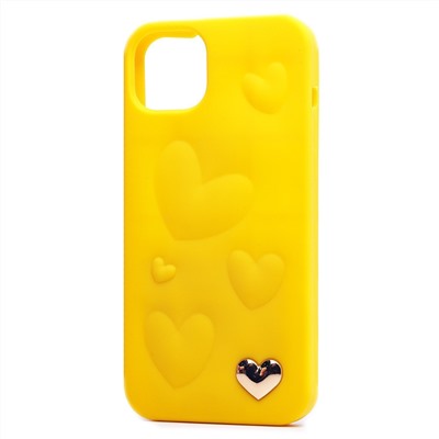 Чехол-накладка - SC319 для "Apple iPhone 14 Plus" (yellow) (215443)