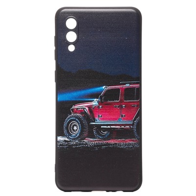 Чехол-накладка - SC185 для "Samsung SM-A022 Galaxy A02" (013) (black/red)