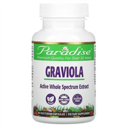 Paradise Herbs, Brazilian Graviola, 60 Vegetarian Capsules