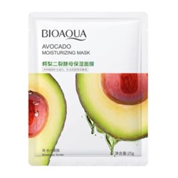 BIOAQUA AVOCADO MASK Маска-салфетка для лица с экстрактом авокадо,  25 г