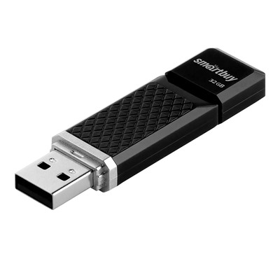 Флэш накопитель USB 32 Гб Smart Buy Quartz (black)