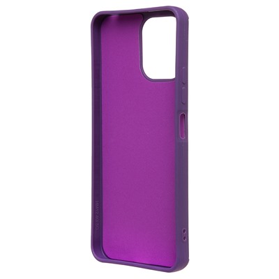 Чехол-накладка - SC335 для "Xiaomi Redmi 12"  (кот) (violet) (227183)