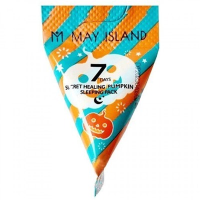 Успокаивающая ночная маска May Island 7 Days Secret Healing Pumpkin Sleeping (12 шт)