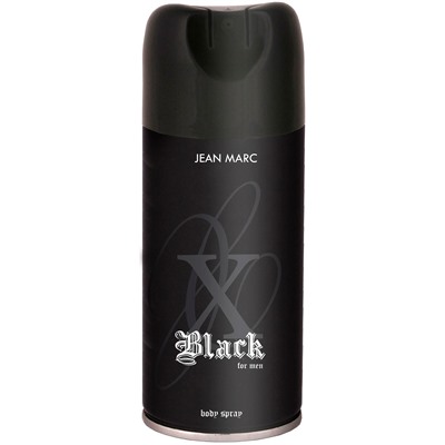 Дезодорант спрей мужской JEAN MARC X BLACK (150мл)