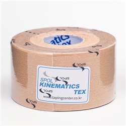 Кинезио тейп Spol Tape корейский, 3.75 см x 5 м, бежевый