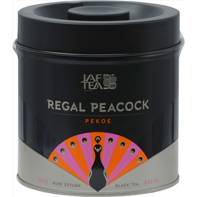 JAF TEA. Regal Peacock. Pekoe 250 гр. жест.банка