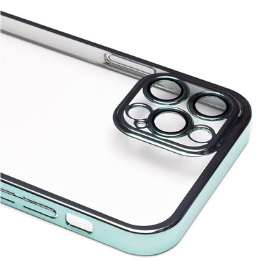 Чехол-накладка - PC073 с закрытой камерой для "Apple iPhone 12 Pro Max" (green) (213784)