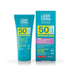 LIBREDERM BRONZEADA солнцезащ. КРЕМ ДЛЯ ЛИЦА ПРОТИВ ПИГМ. ПЯТЕН SPF 50 50МЛ