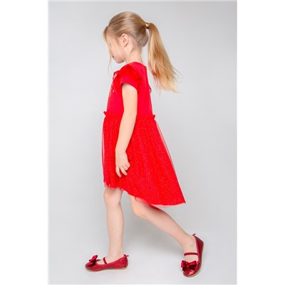 Платье для девочки Crockid К 5704 насыщенно-красный