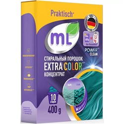 Стиральный порошок-концентрат для цветного белья Extra Color, 400 г