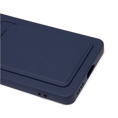 Чехол-накладка - SC337 с картхолдером для "Infinix Zero 30 4G" (dark blue) (228833)