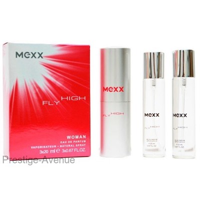 Парфюмерная вода 3*20 мл Mexx Fly High Woman for women