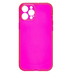 Чехол-накладка - SC344 для "Apple iPhone 12 Pro Max" (transparent/pink) (232048)