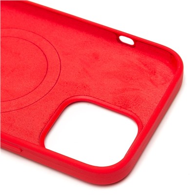 Чехол-накладка - SM003 SafeMag Soft Touch с анимацией для "Apple iPhone 13 Pro Max" (red)