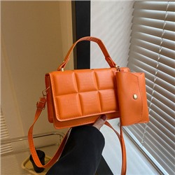 Набор сумок из 2 предметов, арт А116, цвет: оранжевый