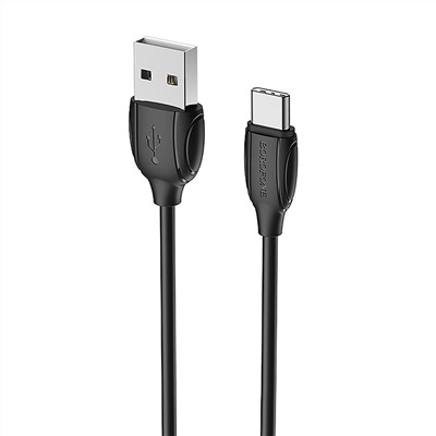 Кабель USB - Type-C Borofone BX19 (повр. уп) 20W 100см 3A  (black)