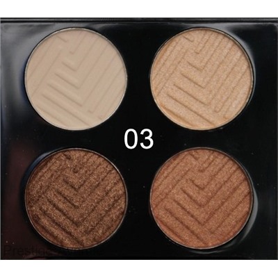 Тени O.TWO.O 4 Colours Eyeshadow арт.6053