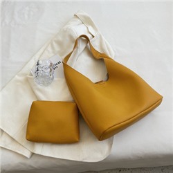 Набор сумок из 2 предметов, арт А106, цвет:жёлтый