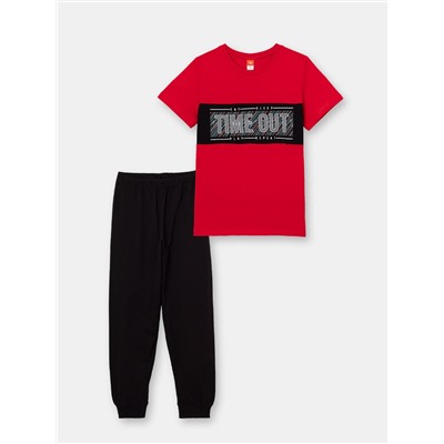 Пижама для мальчика Cherubino CSJB 50070-26 Красный
