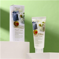 Увлажняющий крем для рук с экстрактом оливы 3W CLINIC Moisturizing Olive Hand Cream, 100 мл