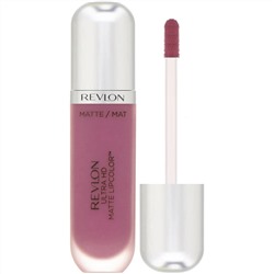 Revlon, Матовый блеск для губ Ultra HD Matte, оттенок 612 «Привязанность», 5,9 мл