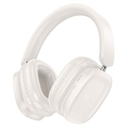 Bluetooth-наушники полноразмерные Hoco W51 Delightful (milky white)