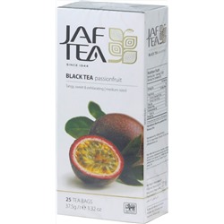 JAF TEA. Черный. Маракуйя 37,5 гр. карт.пачка, 25 пак.