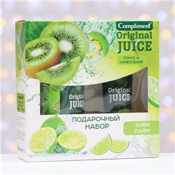 Подарочный набор Original Juice №1490 киви-лайм: Мыло для рук, 320 мл + Бальзам для рук, 100 мл