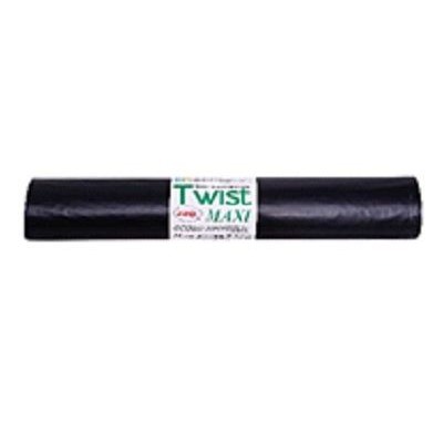 Мешки для мусора 220л 10 шт (для тяжелого бытового мусора) TWIST MAXI (900*1300*0,060мм)
