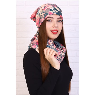 Женский комплект шапка и шарф 36122