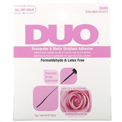 DUO, Rosewater & Biotin Striplash Adhesive, Dark, 0.18 oz (5 g)