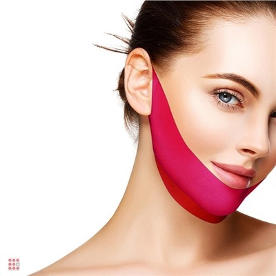 Маска для лифтинга для коррекции овала лица V-line Lifting mask .Без коробки.