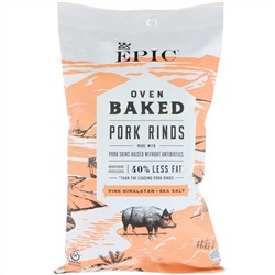 Epic Bar, Oven Baked, Pork Rinds, Pink Himalayan + Sea Salt, 2.5 oz (70 g)