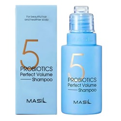 Masil Шампунь для объёма волос с пробиотиками / 5 Probiotics Perpect Volume Shampoo, 50 мл