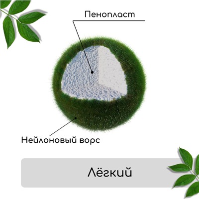 Мох искусственный «Камни», набор 10 шт., Greengo