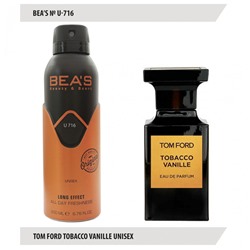 Дезодорант Beas U716 Tom Ford Tobacco Vanille deo 200 ml