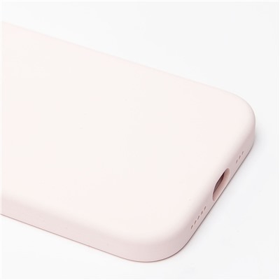 Чехол-накладка ORG Silicone Case SafeMag с анимацией для "Apple iPhone 15" (light pink)