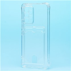 Чехол-накладка - SC276 с картхолдером для "Samsung SM-A536 Galaxy A53 5G" (transparent)