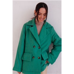 6214 Куртка утеплённая в цвете "зелёная мята" (остаток: 46)