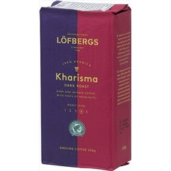 Lofbergs Lila. Kharisma (молотый) 250 гр. мягкая упаковка