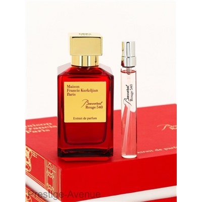 Парфюмированный набор A Plus Maison Francis Kurkdjian "Baccarat Rouge 540" Extrait de Parfum unisex 100 ml + тестер 8 ml