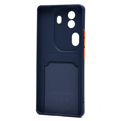 Чехол-накладка - SC337 с картхолдером для "OPPO Reno 11 Pro" (dark blue) (228851)