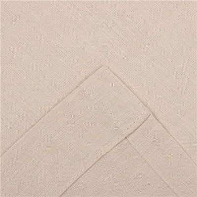 Комплект штор SL Home Linen 140*300 см - 2 штуки, цв. темно-бежевый, 52% лён/48% вискоза